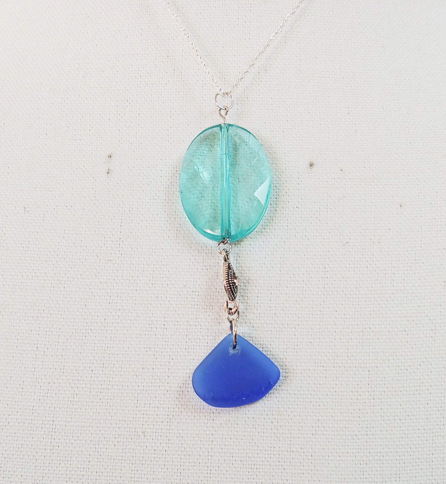 1401 Two Blues Necklace