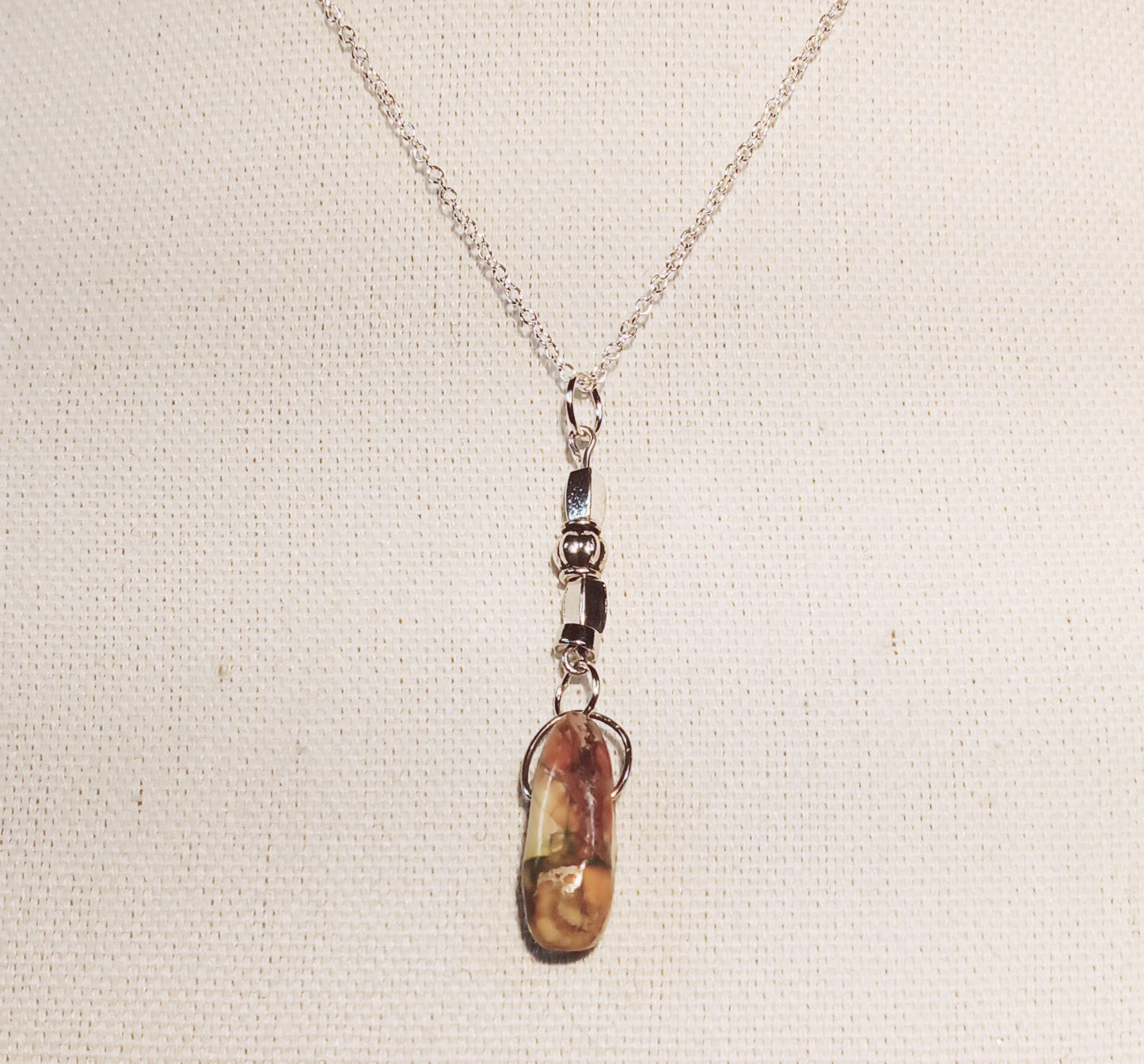 8606 Short Bar Polymer Necklace